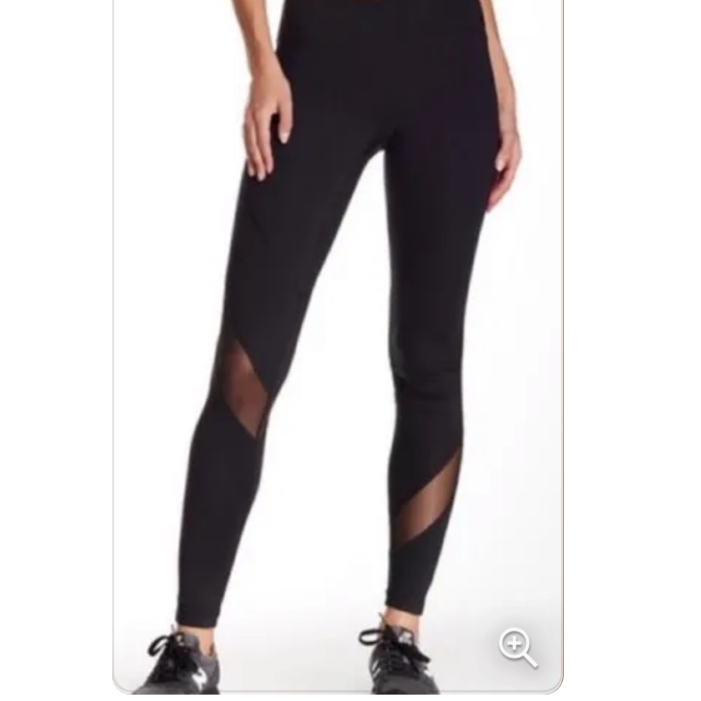 Z by Zella Black Leggings With Mesh